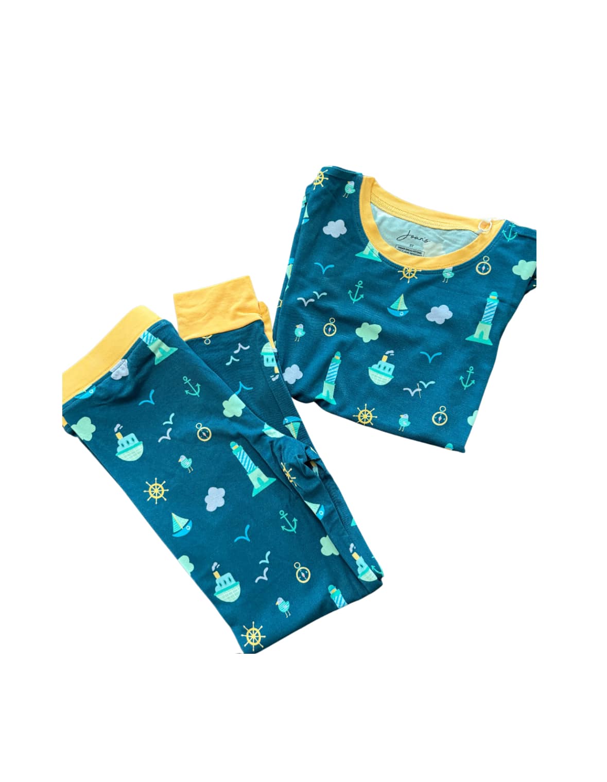 Coastal Vibes Bamboo Two-Piece PJ's