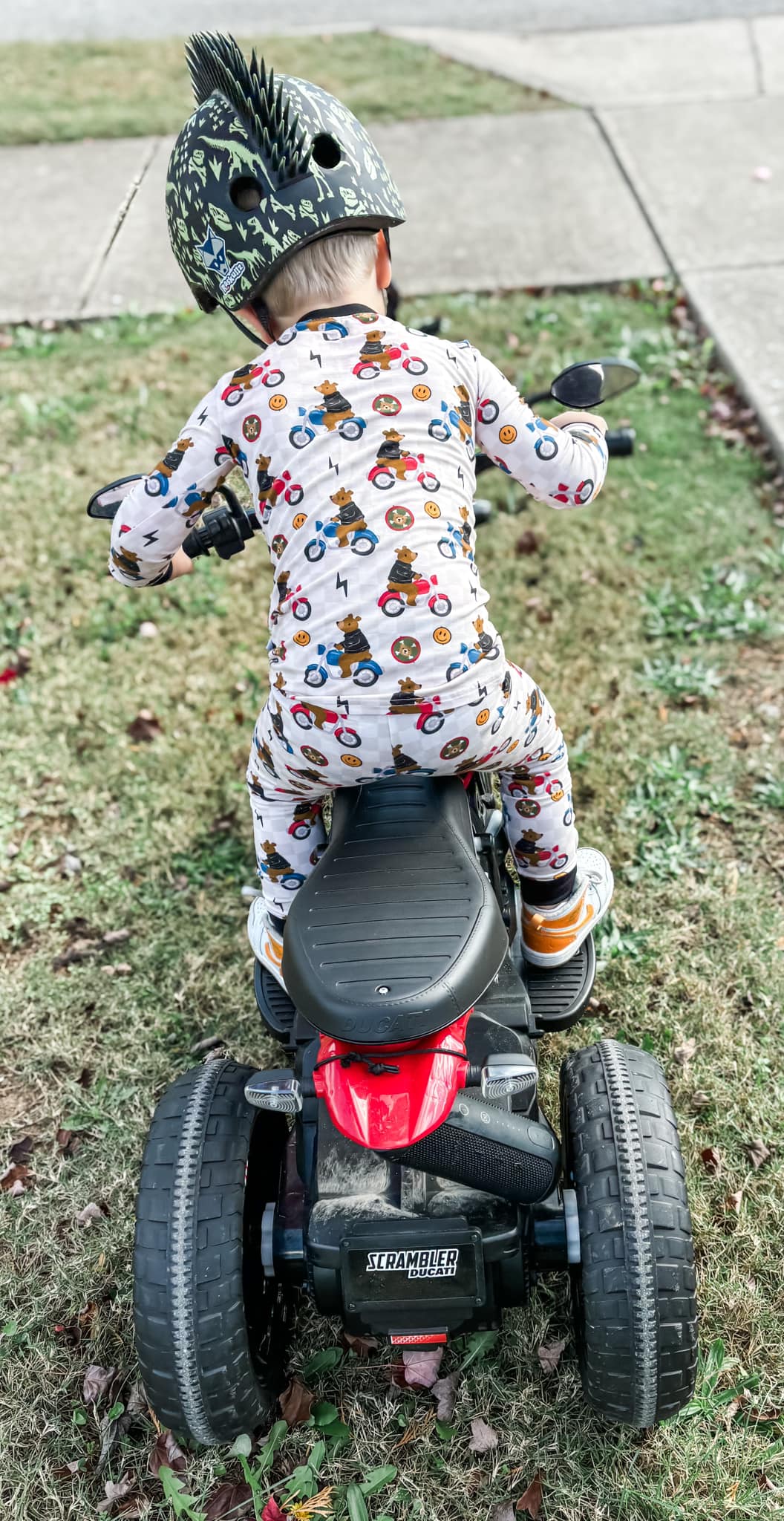 Biker Bear Two-Piece Pajamas (Bear Cub Biker Club)