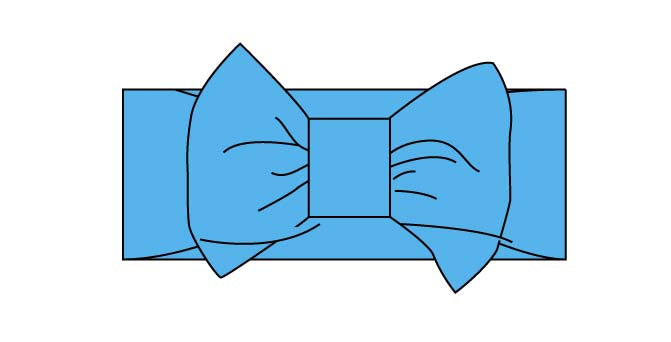 Blue Luxe Bow