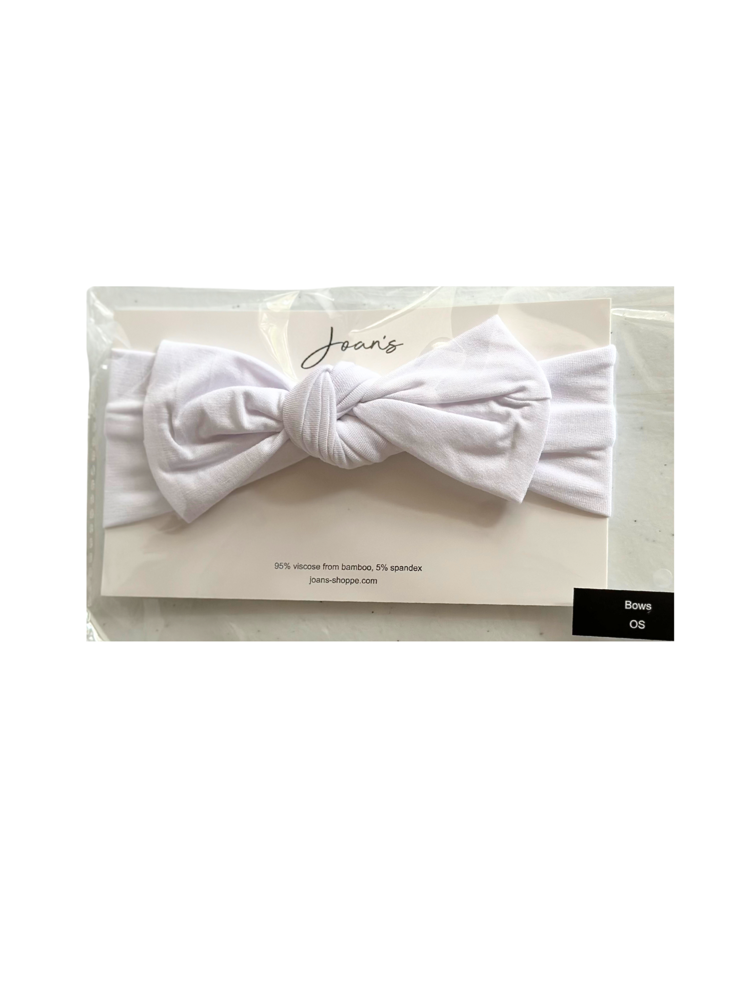 White Luxe Bow